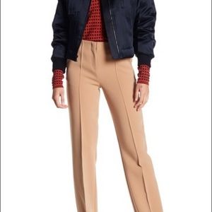 DVF front pleat pants